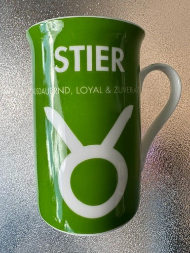 Stier sternzeichen porzellan - stier,