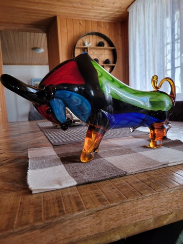 Stier bulle glas skulptur - bulle,