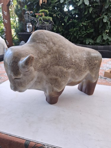 Ruscha keramik stier 1960er - stier,
