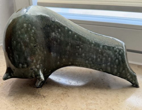 Stier keramikfigur skulptur - stier,