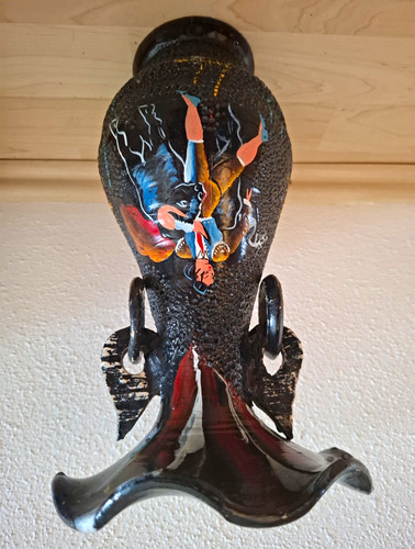 Keramikvase schwarz - keramikvase,,
