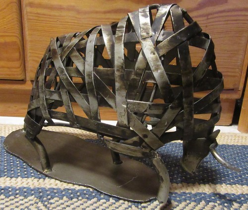Dekorative stierskulptur - dekorative,
