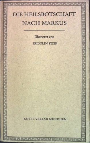 Die heilsbotschaft nach - die,