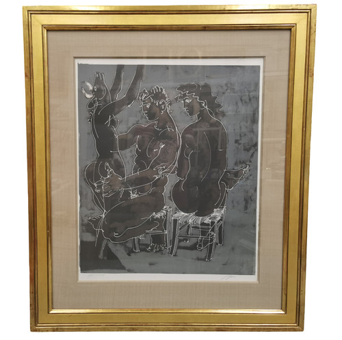 Hans erni lithographie modele - lithographie,