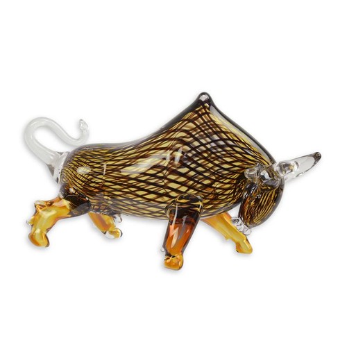 Glasfigur stier - stier, im