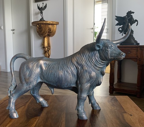 Figur stier 33x45 - stier, skulptur