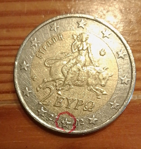Griechenland euro kursmünze - griechenland, 2