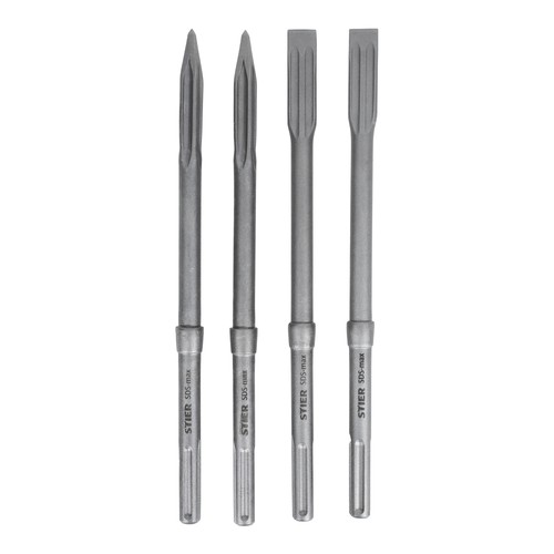 Stier meißel set sds max - stier, sds-max