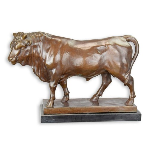 Bronzefigur stier länge - stier,,