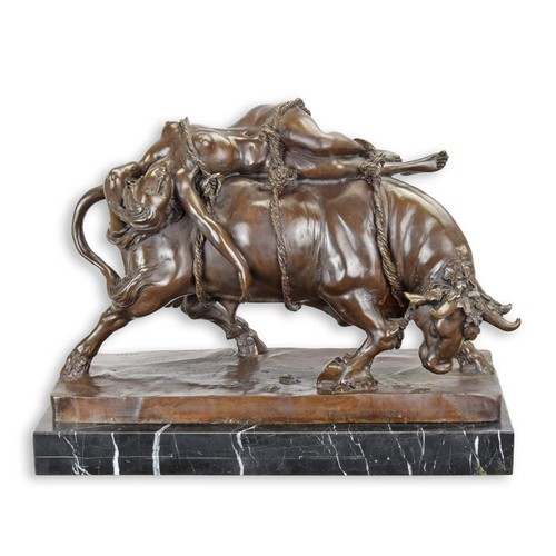 Bronzefigur europa und - bronzefigur,