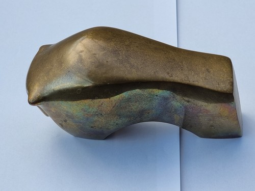 Skulptur stier bronze - bronze, pierre