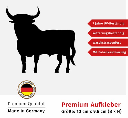 Aufkleber stier autoaufkleber - aufkleber,