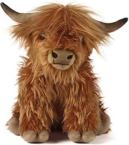 Langhaar stier plüschtier - langhaar,