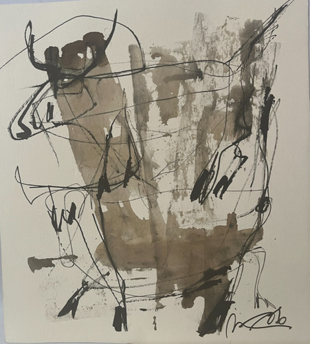 Abstrakte stiere original - abstrakte,