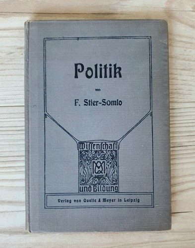 1907 politik fritz stier somlo - politik,