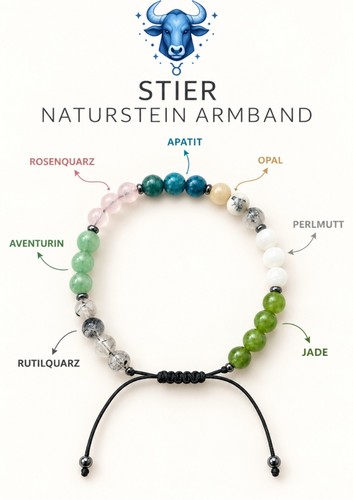 Naturstein armband - naturstein,