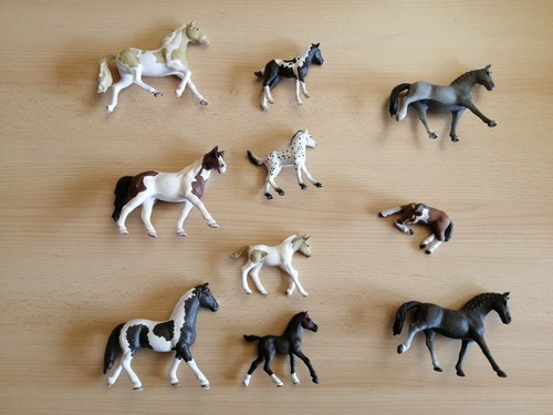 Schleich pferde 10 stück - pferde,
