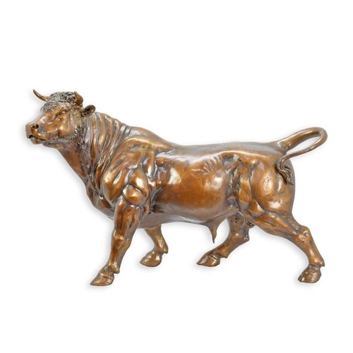 Bronzefigur stier länge - bronzefigur,